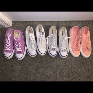 Women’s vans, nikes and converse.